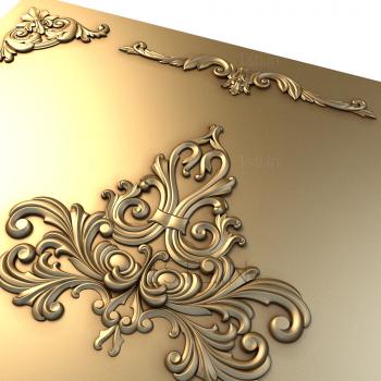 Horisontal panel (PG_0212) 3D model for CNC machine